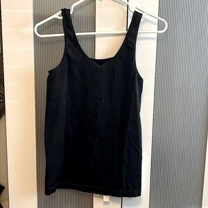 Shimera Body wear tank. Black. Seam free reversible. Size Large
